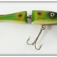 Vintage Paw Paw Frog Spot Jointed Baby Pikie Lure 