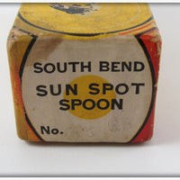 South Bend Gold And Red Sun Spot Spoon Empty Box