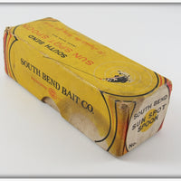 South Bend Gold And Red Sun Spot Spoon Empty Box