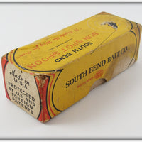 South Bend Gold And Red Sun Spot Spoon Empty Box