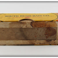 South Bend Gold And Red Sun Spot Spoon Empty Box