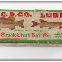 Vintage Creek Chub Golden Shiner Injured Minnow Empty Box