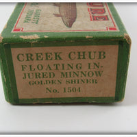 Creek Chub Golden Shiner Injured Minnow Empty Box