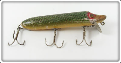 Vintage Heddon Green Scale Vamp Lure