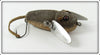 Vintage Heddon Grey Mouse Crazy Crawler Lure 