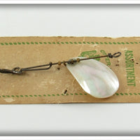 Vintage Otter Brand Mother Of Pearl Spinner On Card