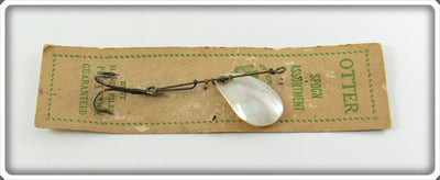 Vintage Otter Brand Mother Of Pearl Spinner On Card