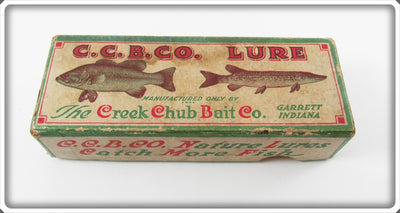 Vintage Creek Chub Pikie Scale Pikie Empty Lure Box 