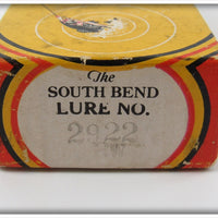 South Bend Red Arrowhead White Dash Oreno Empty Box