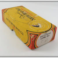 South Bend Red Arrowhead White Dash Oreno Empty Box