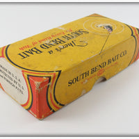 South Bend Red Arrowhead White Dash Oreno Empty Box