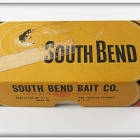 South Bend Fire Orange Black Shadow Wave Jointed Baby Pike Oreno Box