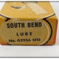 South Bend Fire Orange Black Shadow Wave Jointed Baby Pike Oreno Empty Box