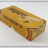 South Bend Fire Orange Black Shadow Wave Jointed Baby Pike Oreno Empty Box