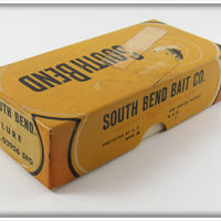 South Bend Fire Orange Black Shadow Wave Jointed Baby Pike Oreno Empty Box