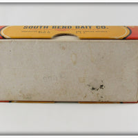 South Bend Fire Orange Black Shadow Wave Jointed Baby Pike Oreno Empty Box