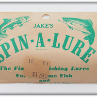 Spin-A-Lure Mfg Co Jake's Spin-A-Lure On Card