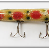 Vintage Heddon Strawberry Spotted Vamp Lure