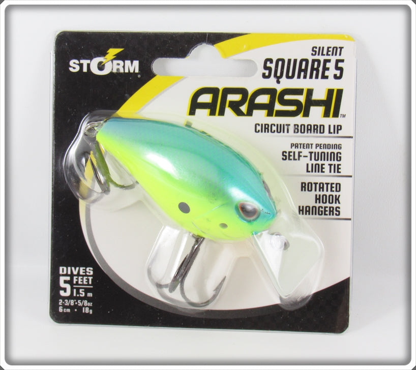 Storm Parrot Arashi Silent Square 5 Lure On Card