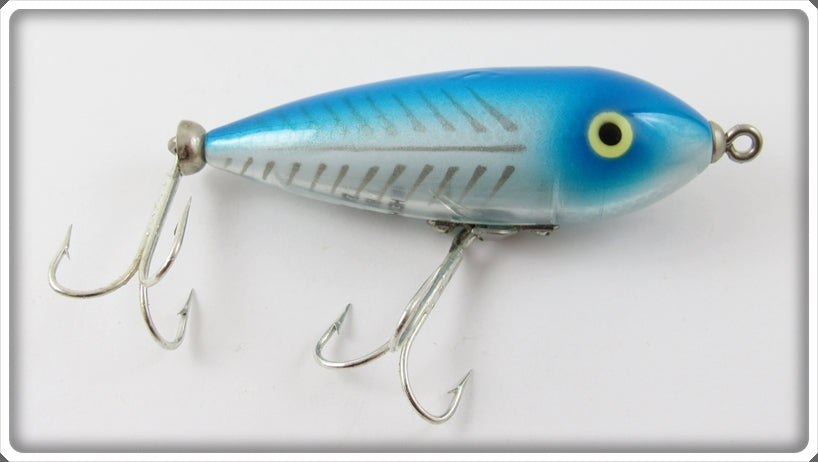 Vintage Heddon Blue Shore Baby Zara Lure 365 XBL