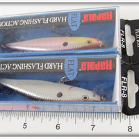 Rapala Purpledescent & Silver Flat Rap FLR-8 Pair In Boxes