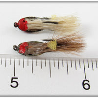 Millsite Lur All Black/White & Black/Silver Trout Beetle Bug Pair