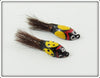 Millsite Lur All Yellow Spotted & Yellow/Black Trout Beetle Bug Lure