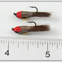 Millsite Lur All Yellow Spotted & Yellow/Black Trout Beetle Bug Pair