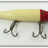 Vintage Creek Chub Red Head White Snook Pikie Lure