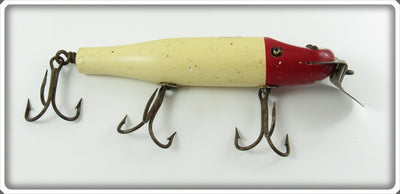 Vintage Creek Chub Red Head White Snook Pikie Lure