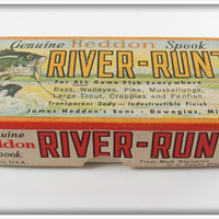 Heddon Shiner Scale Jointed River Runt Empty Box