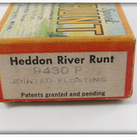 Heddon Shiner Scale Jointed River Runt Empty Box
