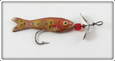 Vintage Pflueger Spotted Fly Rod Biz Minnow Lure 
