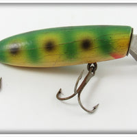 Vintage Makinen Frog Spot Waddle Bug Lure