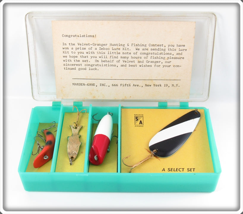 Velvet Granger Hunting & Fishing Contest Zebco Lure Kit