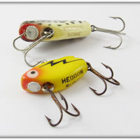 Heddon Coachdog & Yellow Sonic Pair