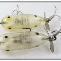 Heddon Clear Tiny Torpedo Pair