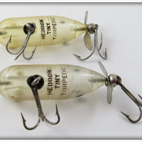 Heddon Clear Tiny Torpedo Pair