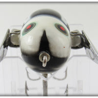 Heddon Black White Head Crazy Crawler