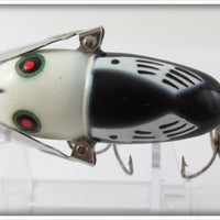 Heddon Black White Head Crazy Crawler