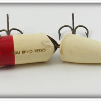 Creek Chub Red & White Jointed Husky Pikie