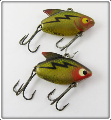 Vintage Heddon Perch Sonic Lure Pair
