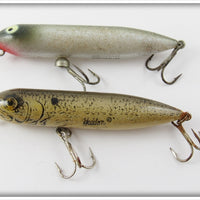 Heddon Silver Flitter & G Finish Zara Puppy Pair