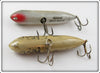 Heddon Silver Flitter & G Finish Zara Puppy Pair