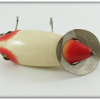 Heddon Red & White Baby Crab Wiggler