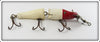Vintage Creek Chub Red & White Jointed Snook Pikie Lure