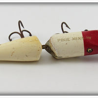 Creek Chub Red & White Jointed Snook Pikie