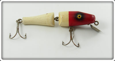 Vintage Paw Paw Red & White Baby Jointed Pikie Lure
