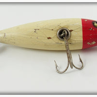 Vintage Shur Strike Red & White IM Injured Minnow Lure