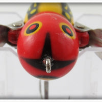 Heddon Yellow Red Head Tiny Crazy Crawler